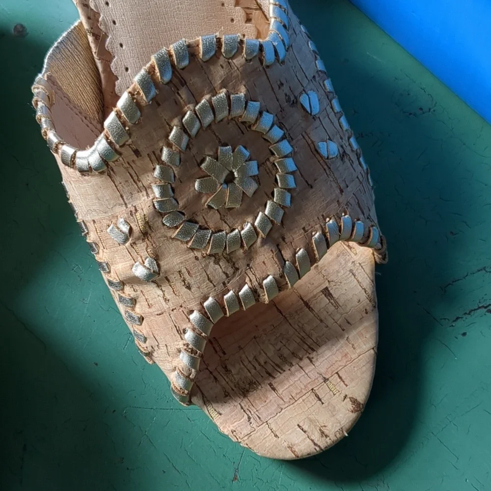 Jack Rogers Thompson Cork Wedge - Picture 3 of 12